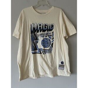 Mitchell And Ness Men Orlando Magic T- Shirt  Hardwood Classic Fan Gear Size XL